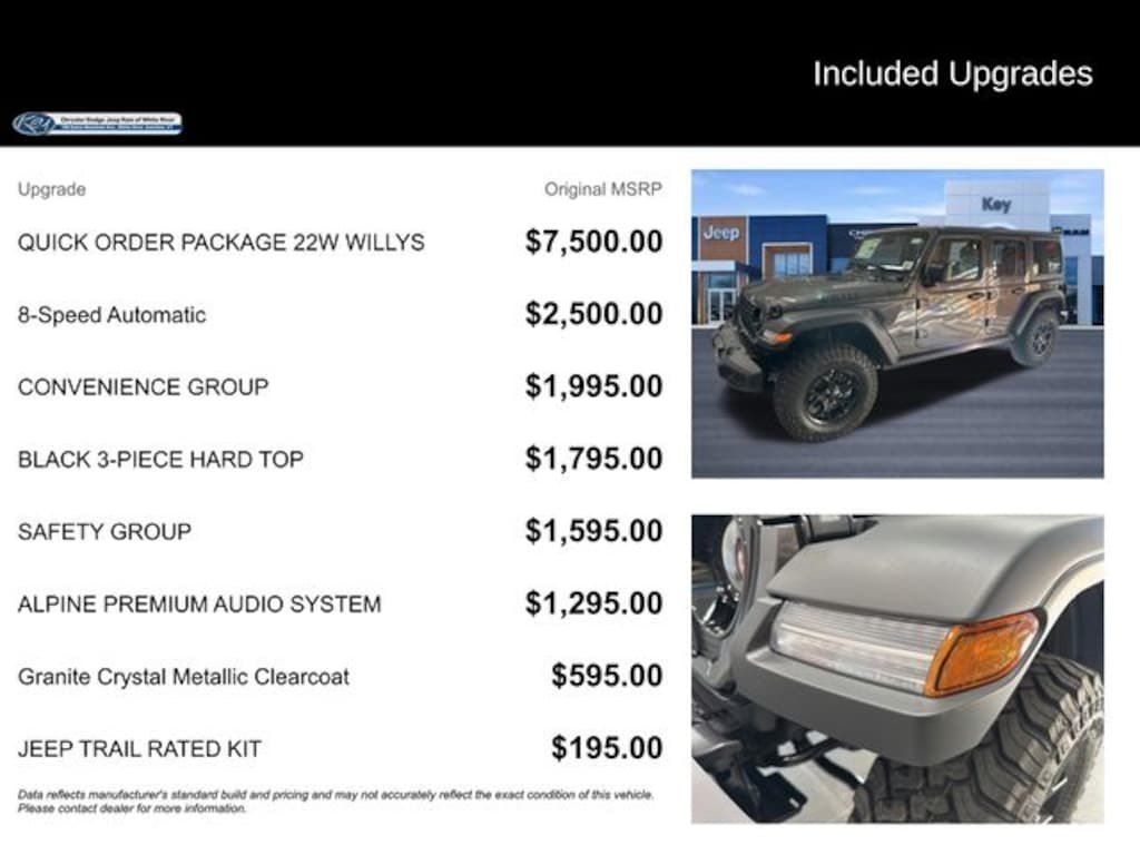 New 2025 Jeep Wrangler Willys Sport Utility