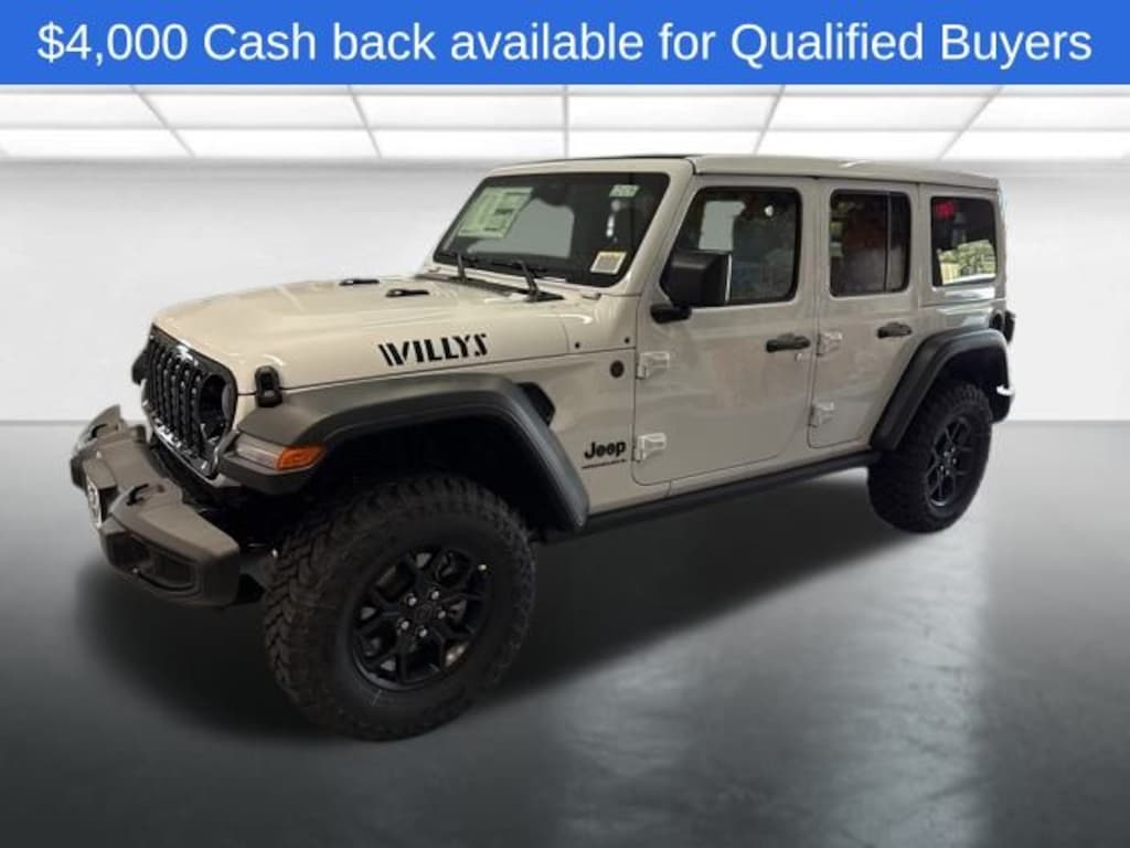 New 2025 Jeep Wrangler Willys Sport Utility
