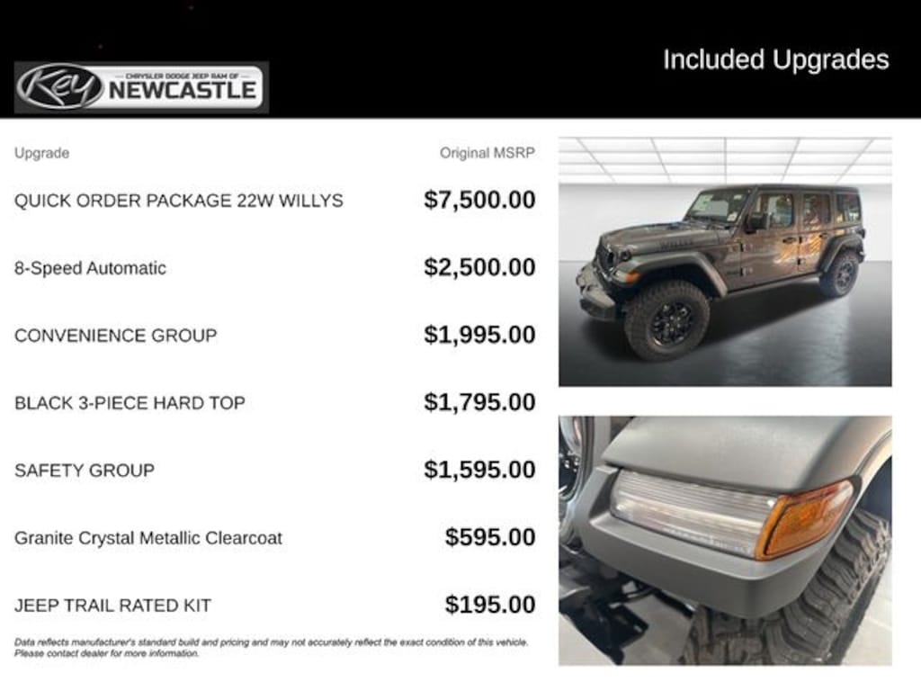 New 2025 Jeep Wrangler Willys Sport Utility