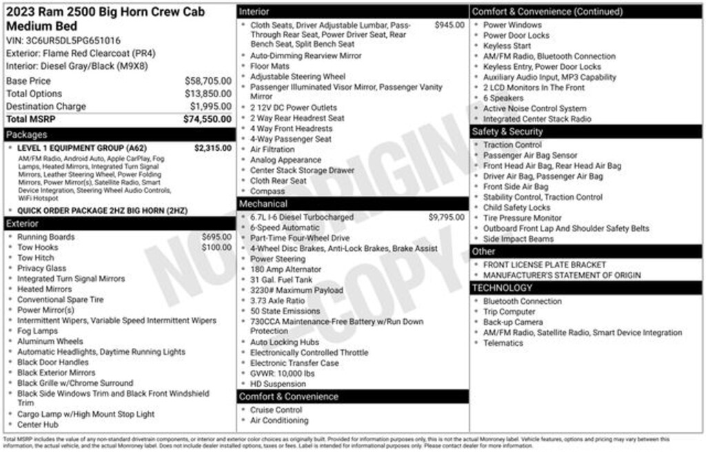 Used 2023 Ram 2500 Big Horn Truck