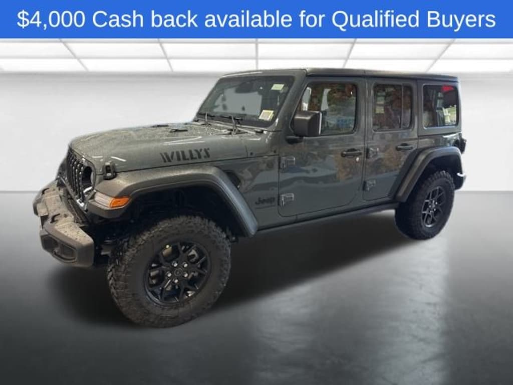 New 2025 Jeep Wrangler Willys Sport Utility