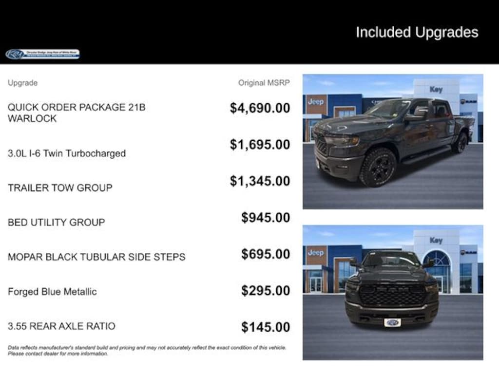 New 2026 Ram 1500 Warlock Pickup