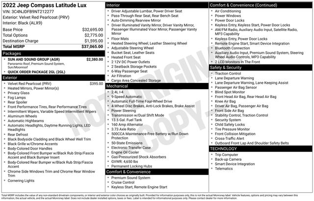 2022 Jeep Compass Latitude Lux's photo