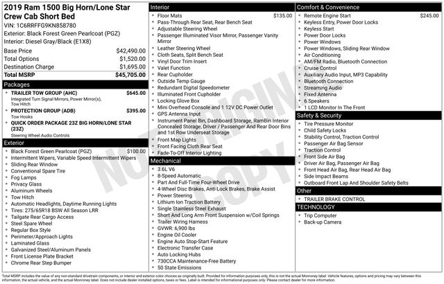 2019 RAM Ram 1500 Pickup Big Horn/Lone Star's photo