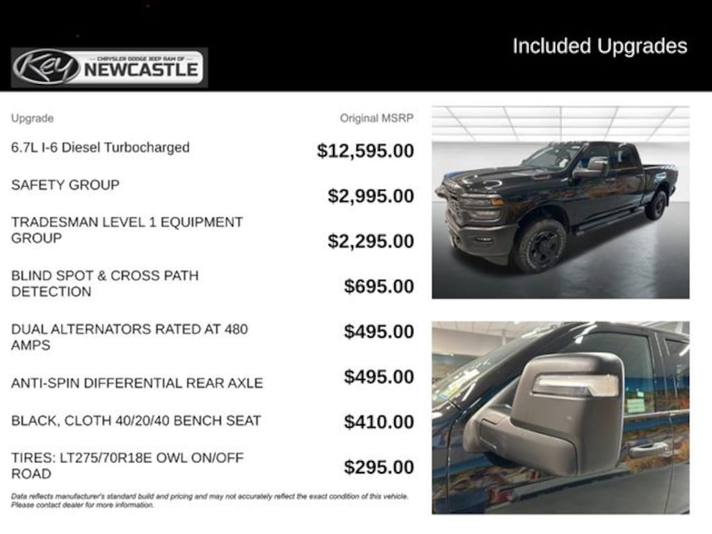 New 2025 Ram 2500 Tradesman Pickup