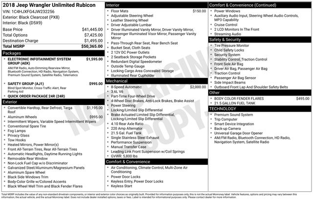 2018 Jeep Wrangler SUV 