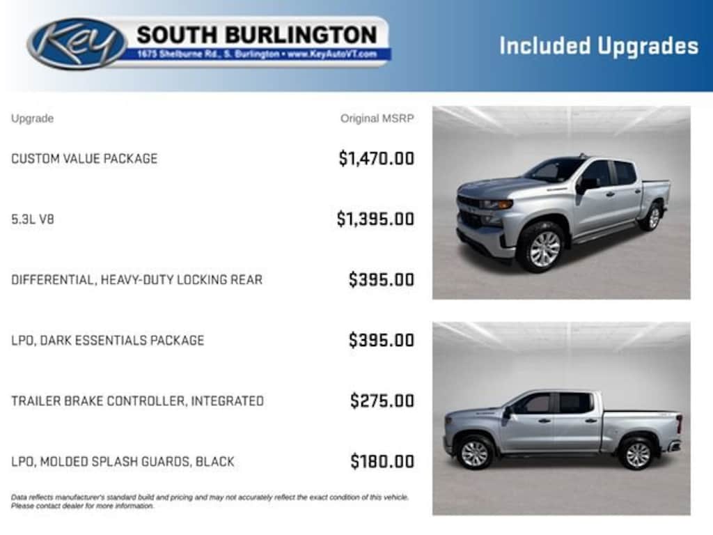 Used 2020 Chevrolet Silverado 1500 Custom Truck Crew Cab