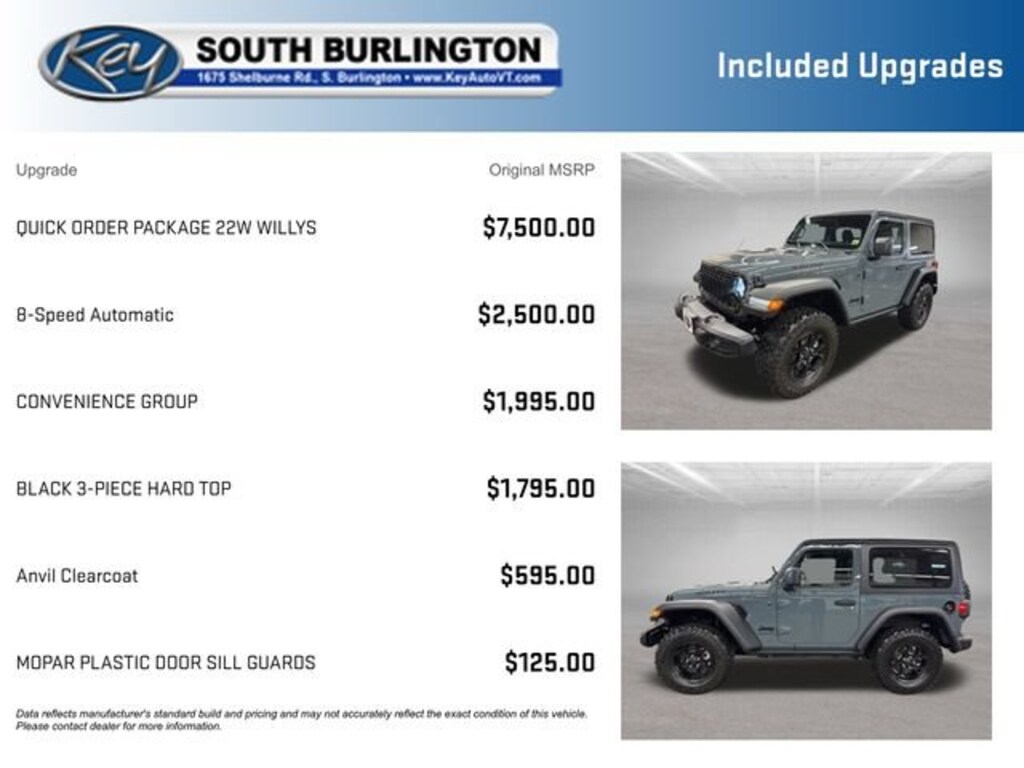 Used 2025 Jeep Wrangler 2-Door Willys 4x4 SUV