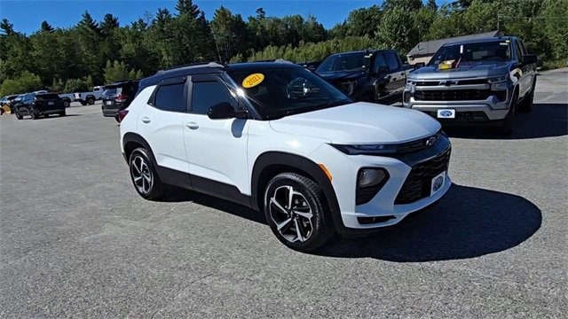 Used 2021 Chevrolet Trailblazer RS with VIN KL79MUSL9MB128951 for sale in Newport, NH