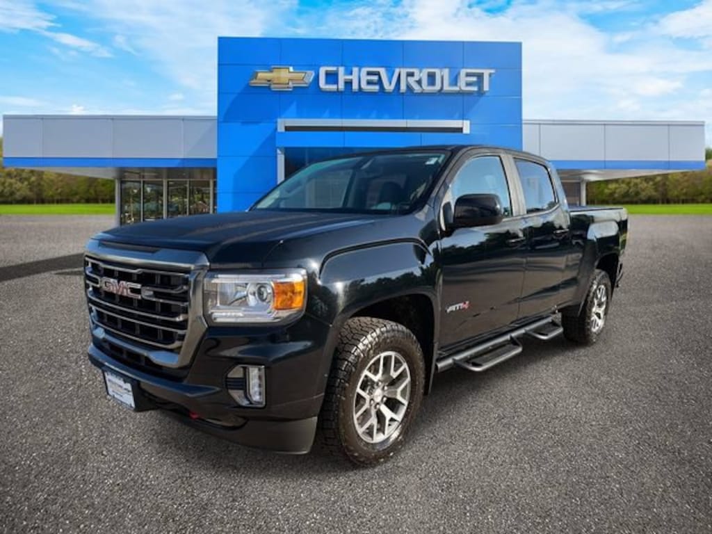 Used 2021 GMC Canyon 4WD AT4 w/Leather Truck Crew Cab