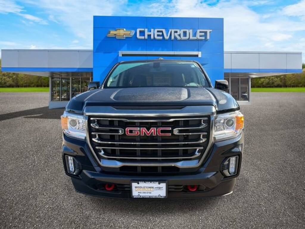 Used 2021 GMC Canyon 4WD AT4 w/Leather Truck Crew Cab