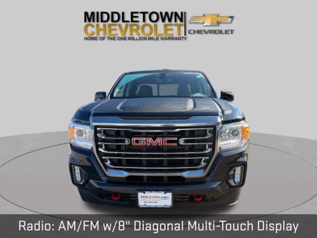 Used 2021 GMC Canyon 4WD AT4 w/Leather Truck Crew Cab