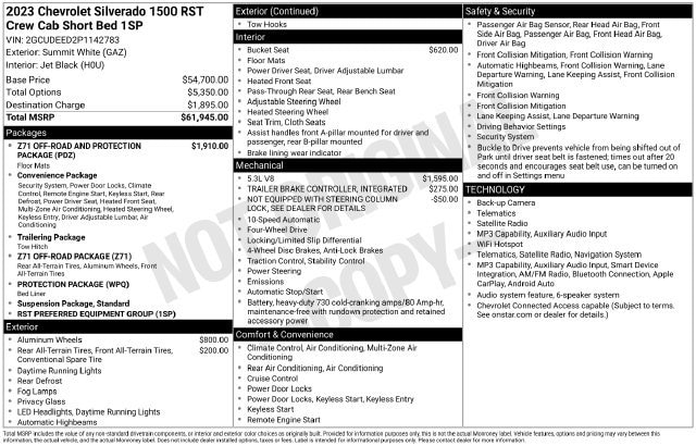 2023 Chevrolet Silverado 1500 RST - Photo 37