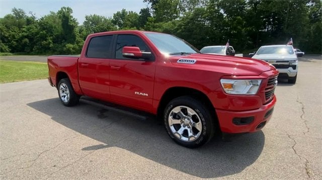 Used 2021 RAM Ram 1500 Pickup Big Horn/Lone Star with VIN 1C6SRFFT4MN748222 for sale in Middletown, CT