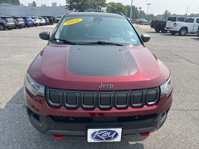 Used 2022 Jeep Compass Trailhawk with VIN 3C4NJDDB0NT115052 for sale in Hartford, VT