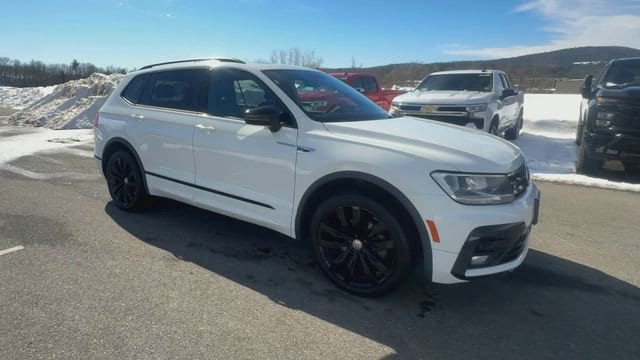 Used 2021 Volkswagen Tiguan SE R-LINE BLACK with VIN 3VV2B7AX9MM118639 for sale in Hartford, VT