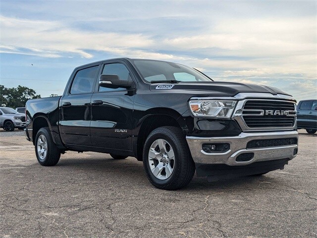 Used 2021 RAM Ram 1500 Pickup Big Horn/Lone Star with VIN 1C6SRFFT8MN636135 for sale in Marianna, FL