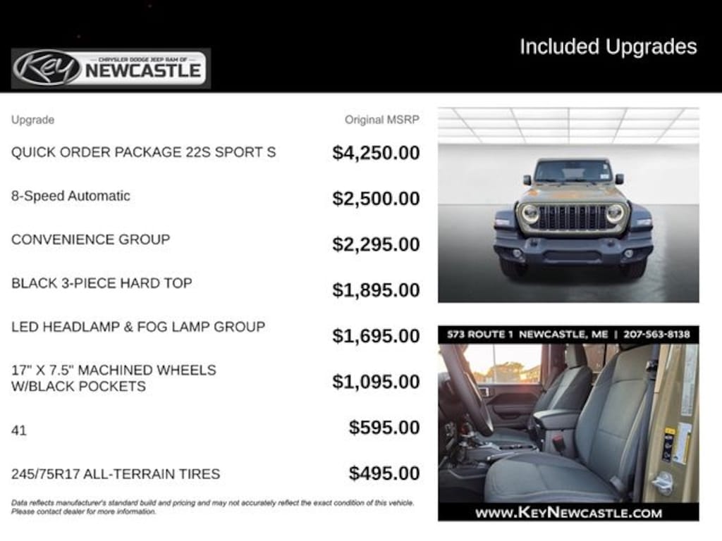 New 2026 Jeep Wrangler Sport S Sport Utility