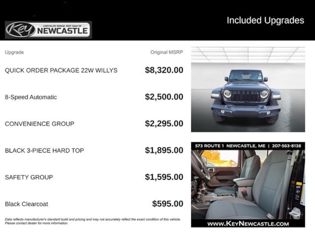 New 2026 Jeep Wrangler Willys Sport Utility