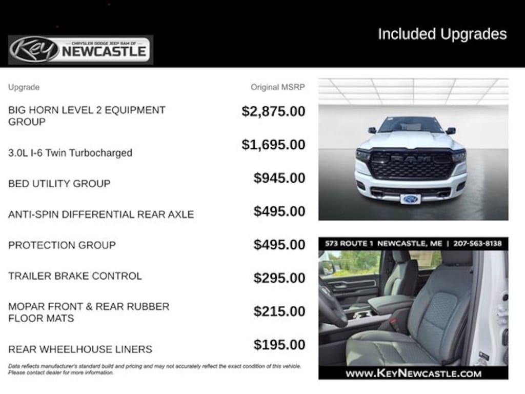 New 2026 Ram 1500 Big Horn/Lone Star Pickup