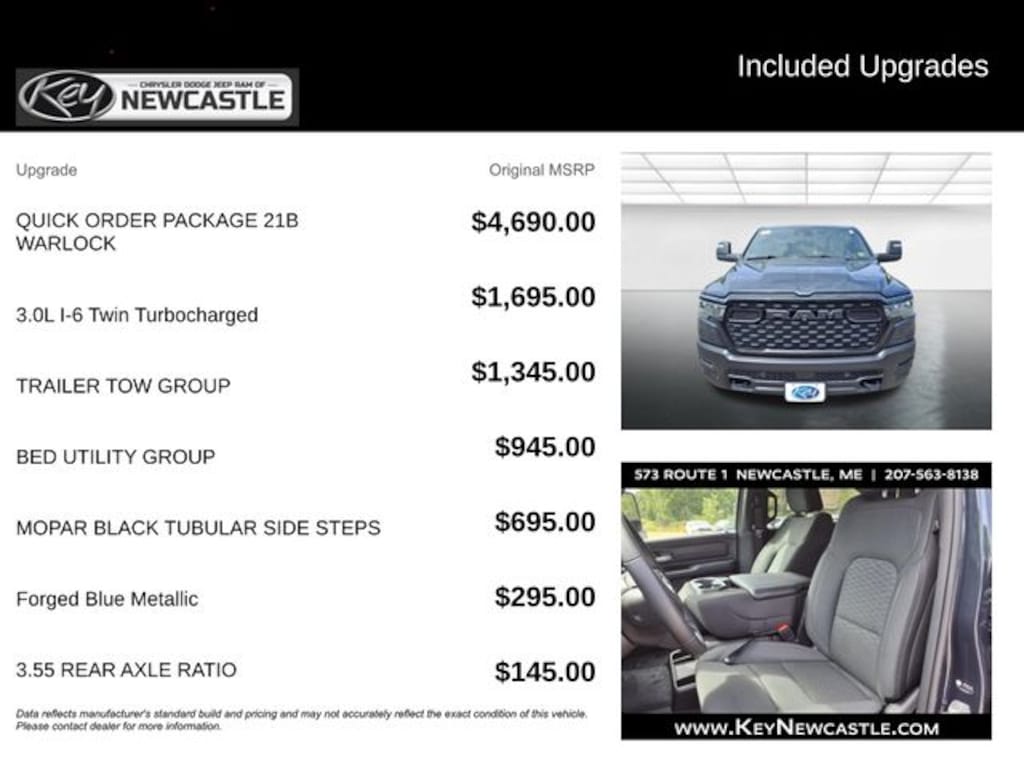 New 2026 Ram 1500 Warlock Pickup