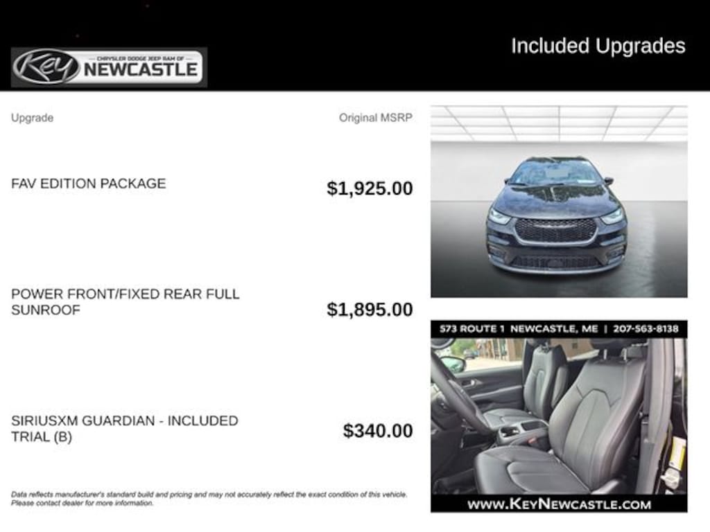 New 2025 Chrysler Pacifica Select Passenger Van