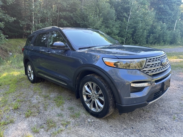 Used 2021 Ford Explorer Limited with VIN 1FMSK8FH8MGC43109 for sale in Newcastle, ME