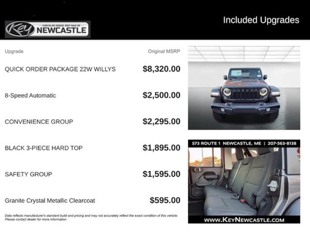 New 2026 Jeep Wrangler Willys Sport Utility