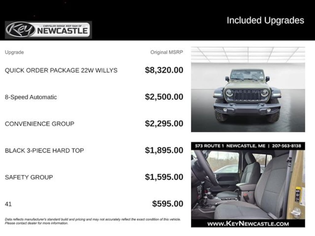 New 2026 Jeep Wrangler Willys Sport Utility