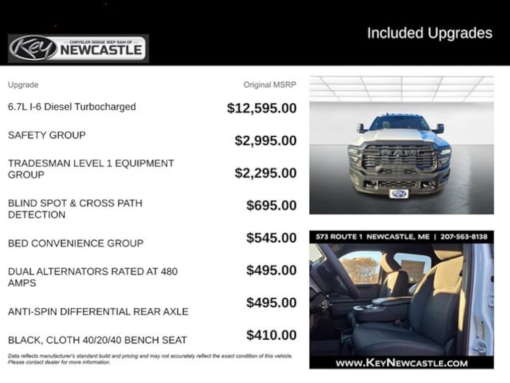 New 2025 Ram 2500 Tradesman Pickup
