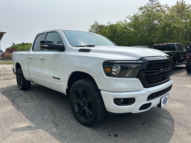 Used 2021 RAM Ram 1500 Pickup Big Horn/Lone Star with VIN 1C6SRFBT1MN762763 for sale in Newcastle, ME