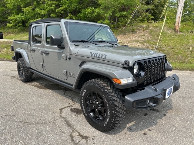 Used 2021 Jeep Gladiator WILLYS with VIN 1C6HJTAG6ML584672 for sale in Newcastle, ME