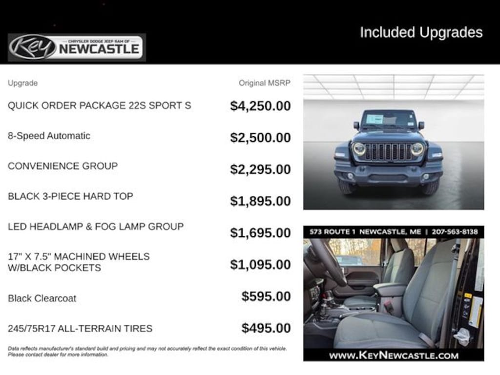 New 2026 Jeep Wrangler Sport S Sport Utility