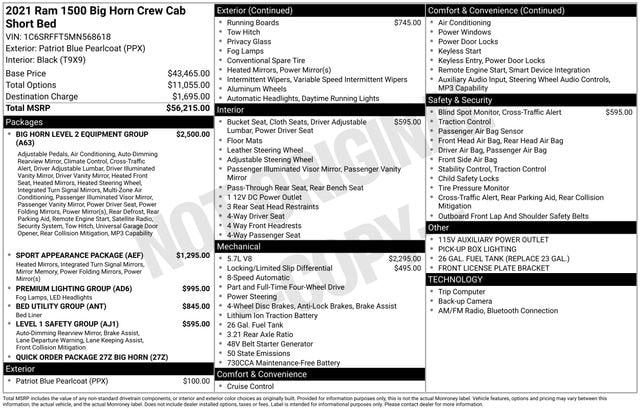 2021 RAM Ram 1500 Pickup Big Horn/Lone Star's photo