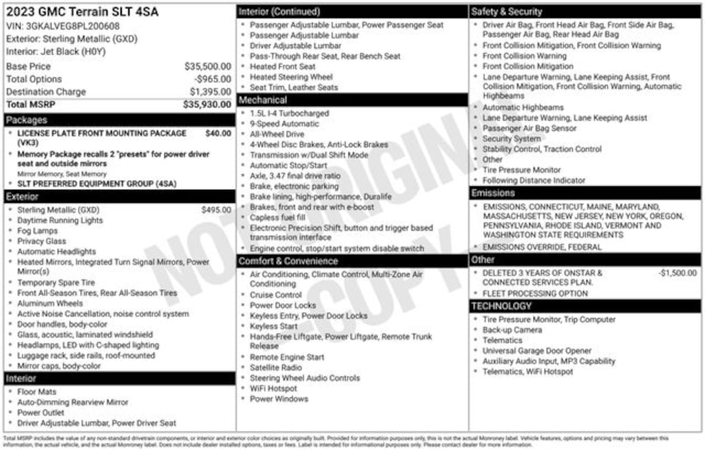 Used 2023 GMC Terrain SLT SUV