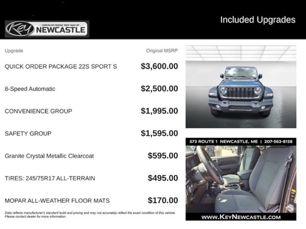 New 2025 Jeep Wrangler Sport S Sport Utility