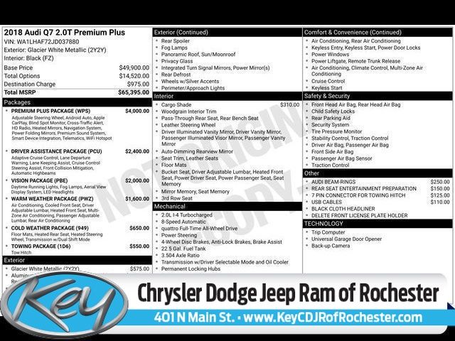 2018 Audi Q7 Premium Plus's photo