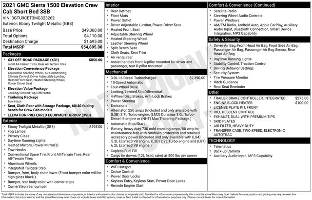 2021 GMC Sierra 1500 Elevation's photo