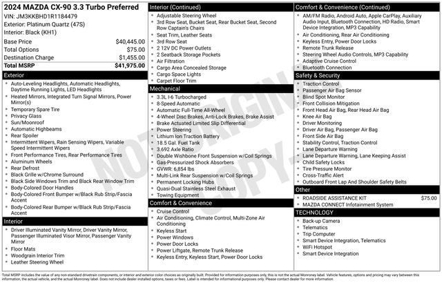 2024 Mazda CX-90 Turbo Preferred Package's photo