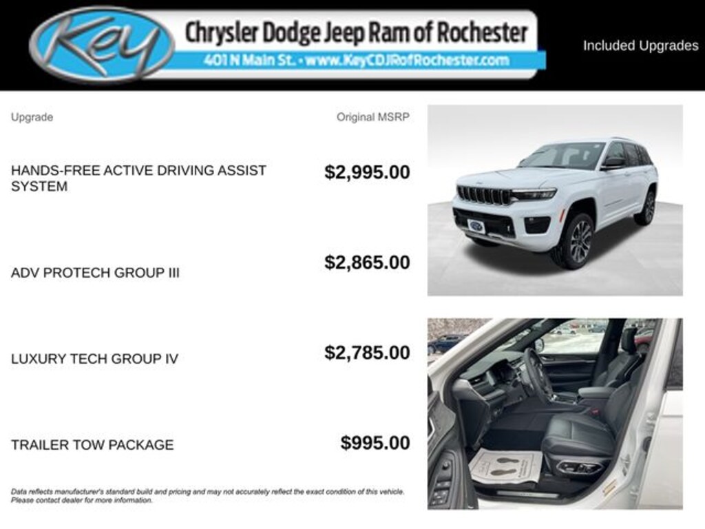 New 2025 Jeep Grand Cherokee Overland Sport Utility