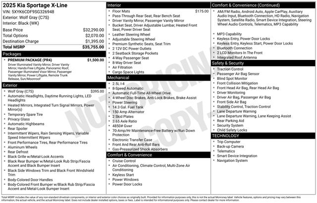 2025 Kia Sportage X-Line's photo