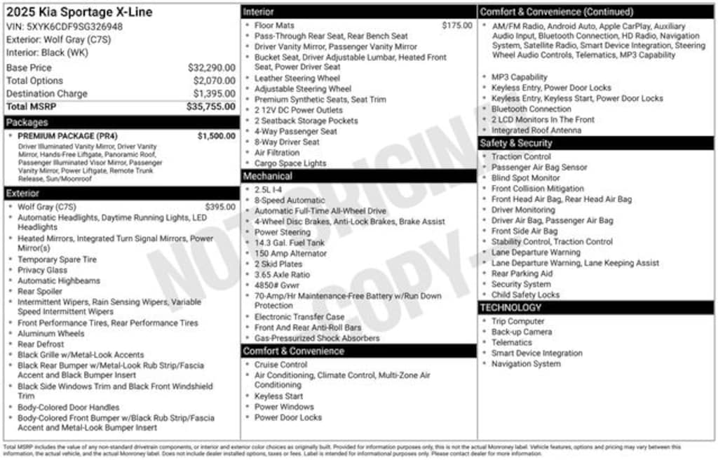 Used 2025 Kia Sportage X-Line SUV