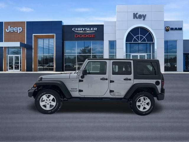 Used 2017 Jeep Wrangler Unlimited Sport S with VIN 1C4BJWDG9HL690745 for sale in Rochester, NH