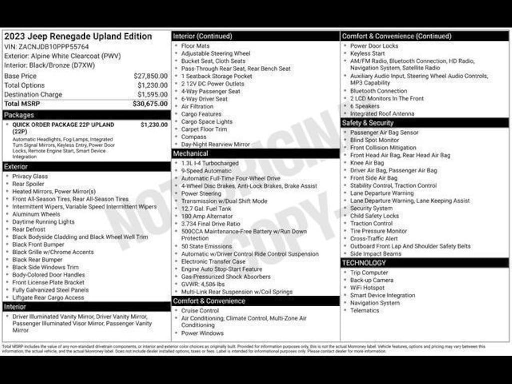 Used 2023 Jeep Renegade Latitude SUV