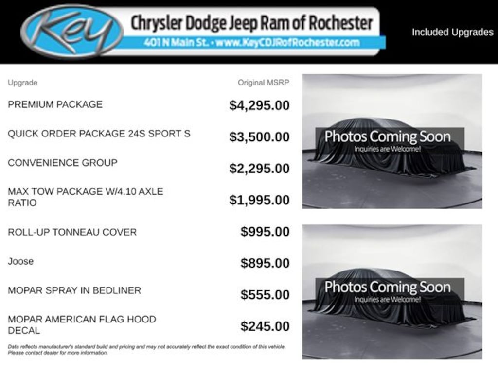 New 2025 Jeep Gladiator Sport S Pickup