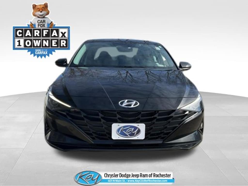 Used 2023 Hyundai Elantra HEV Blue Sedan