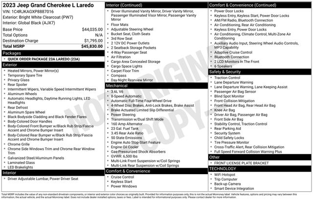 2023 Jeep Grand Cherokee L Laredo's photo