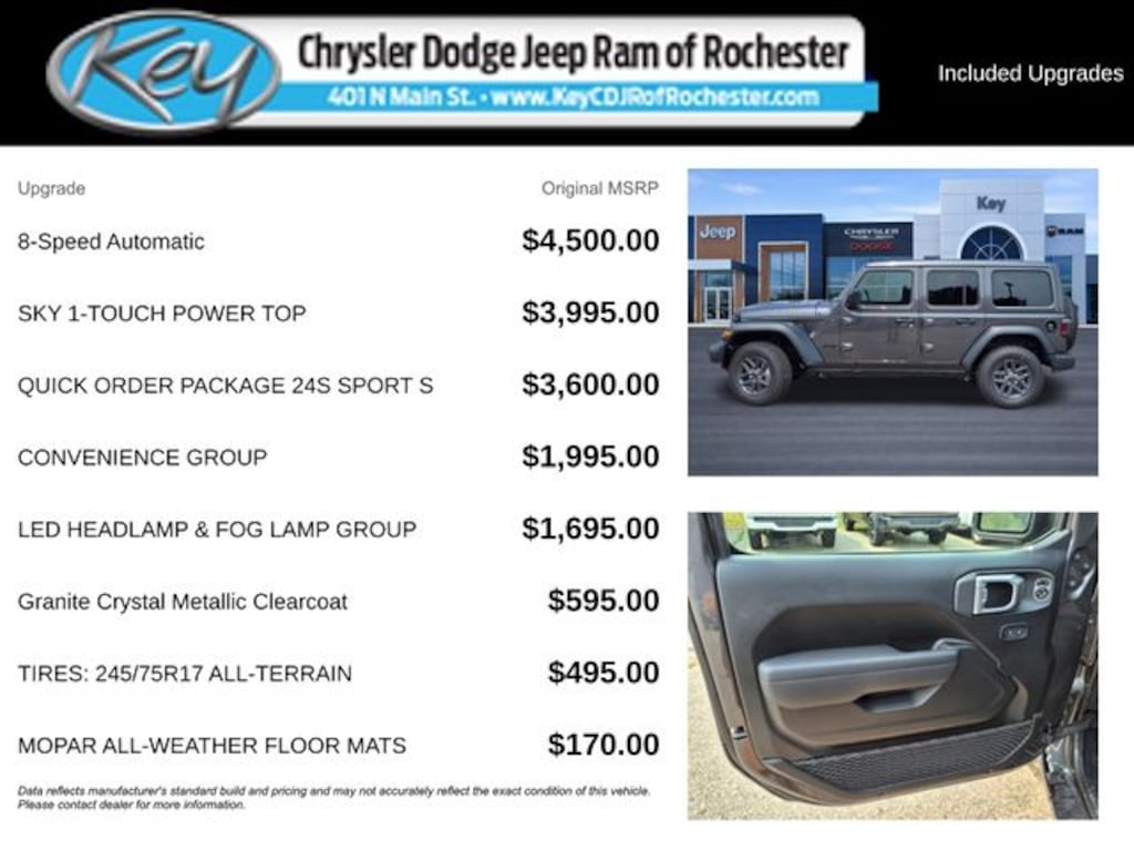 New 2025 Jeep Wrangler Sport S Sport Utility