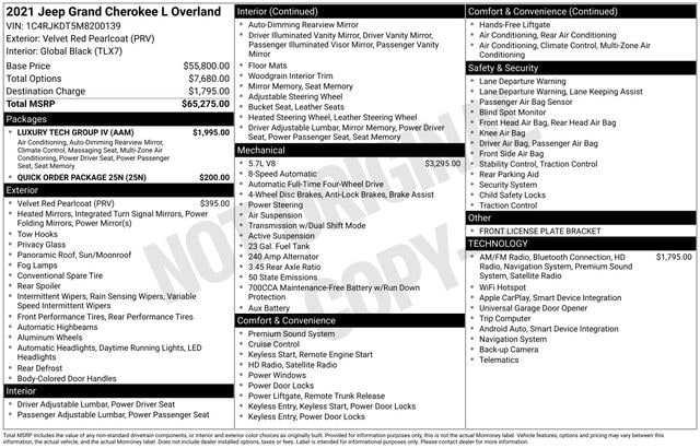 2021 Jeep Grand Cherokee L Overland's photo