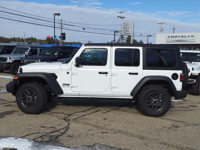 Used 2024 Jeep Wrangler 4-Door Sport S with VIN 1C4PJXDG1RW244293 for sale in Rochester, NH